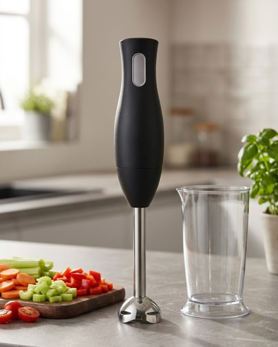 El Blenderı Paslanmaz Çelik Metal Ayaklı Ergonomik Tasarımlı Mutfak Blender 1 El Blenderı Paslanmaz Çelik Metal Ayaklı Ergonomik Tasarımlı Mutfak Blender