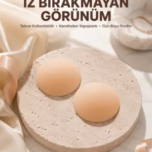 Silikon Göğüs Ucu Kapatıcı Kendinden Yapışkanlı Tekrar Kullanılabilir