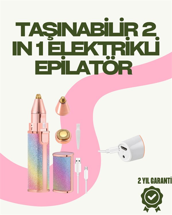 8000 RPM Taşınabilir Epilatör – Kaş Düzeltici ve Dudak Epilatörlü Pille Çalışan 1 8000 RPM Taşınabilir Epilatör – Kaş Düzeltici ve Dudak Epilatörlü Pille Çalışan