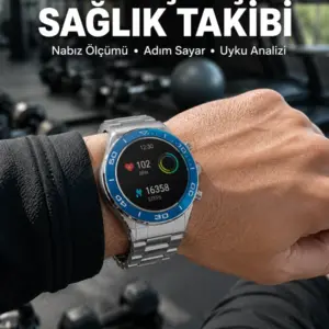 2025 Model Yuvarlak Ekran Android ve İOS Uyumlu GPS Takibi Yapabilen Akıllı Saat Yeni Nesil