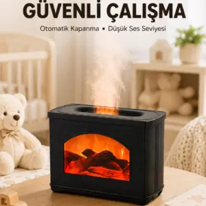 USB Ultrasonik Hava Nemlendirici Ayarlanabilir Sis ve Aromaterapi Özellikli