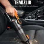 Kompakt Kablosuz Süpürge Güçlü Çekiş ve Düşük Ses Seviyesi