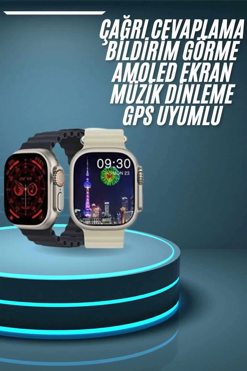 Akıllı Saat Çok Fonksiyonlu Uzun Pil Ömürlü Çağrı Cevaplayabilen Kol Saati 2 Akıllı Saat Çok Fonksiyonlu Uzun Pil Ömürlü Çağrı Cevaplayabilen Kol Saati - Görsel 2