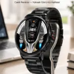 Şık Metal Kasa ve Değiştirilebilir Kordonlarla SW80 Smartwatch Yeni Nesil