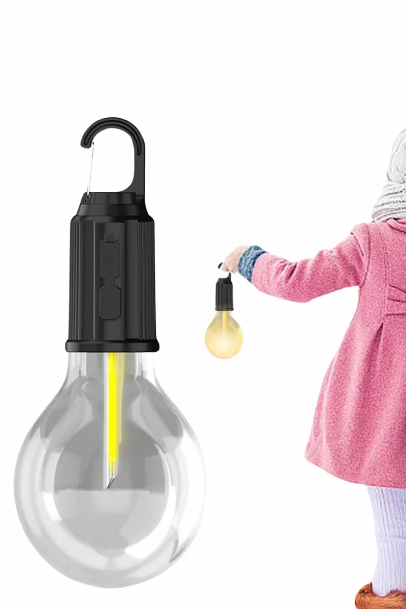 Şarjlı Aydınlatma Ampul Tasarımlı Ambians Işık Askılı Kamp Lambası 4 Şarjlı Aydınlatma Ampul Tasarımlı Ambians Işık Askılı Kamp Lambası - Görsel 4