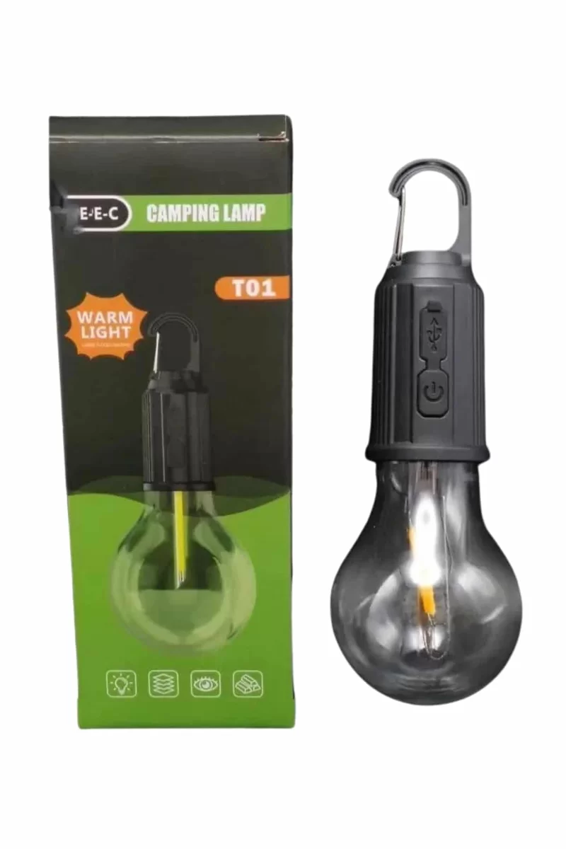 Şarjlı Dekoratif Kamp Lambası Askılı Ampul Led Işık Type-C Girişli 4 Şarjlı Dekoratif Kamp Lambası Askılı Ampul Led Işık Type-C Girişli - Görsel 4