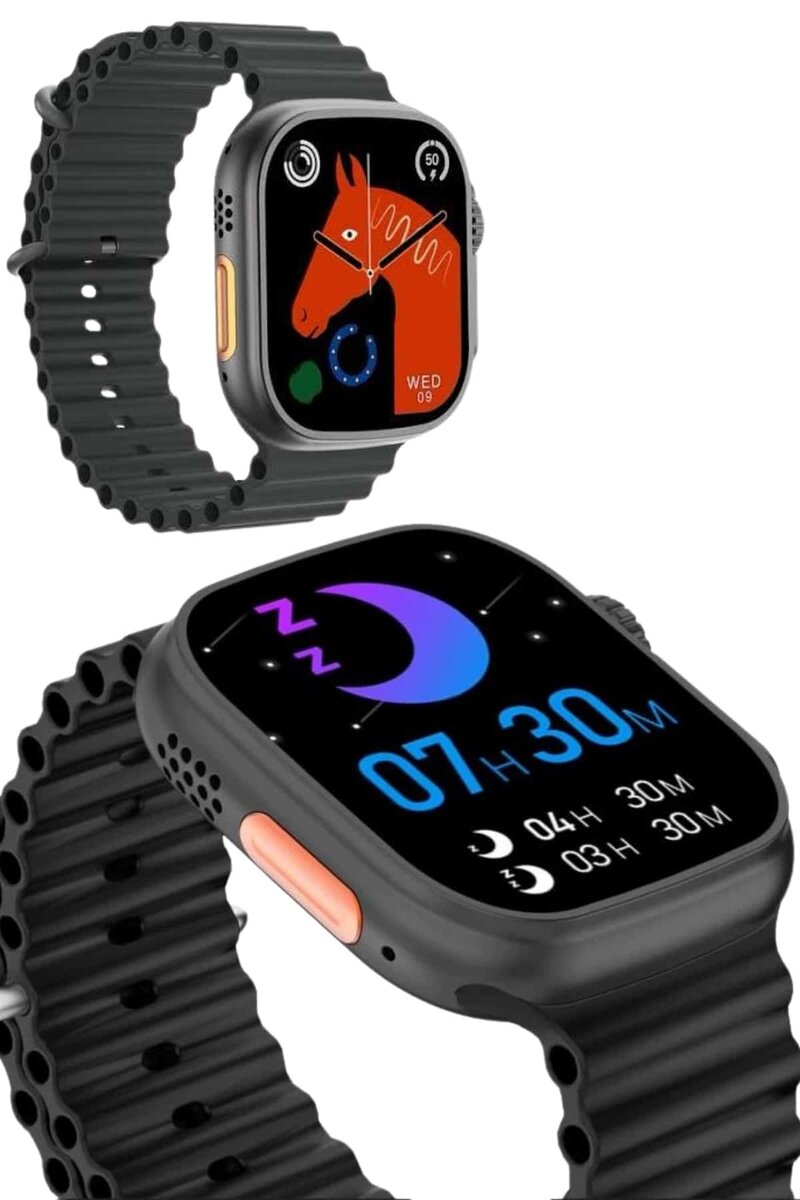 Ultra Akıllı Saat 49 Mm Çift Kordonlu Arama Cevaplama Bluetooth Bağlantılı 3 Ultra Akıllı Saat 49 Mm Çift Kordonlu Arama Cevaplama Bluetooth Bağlantılı - Görsel 3