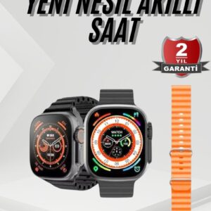 Haydiburaya 7 Akıllı Saat Sağlık Takibi Kalp Atışı Adımsayar Ultra Yeni Nesil nefes Egzersizi