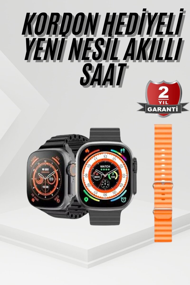 Akıllı Saat Sağlık Takibi Kalp Atışı Adımsayar Ultra Yeni Nesil nefes Egzersizi 1 Akıllı Saat Sağlık Takibi Kalp Atışı Adımsayar Ultra Yeni Nesil nefes Egzersizi