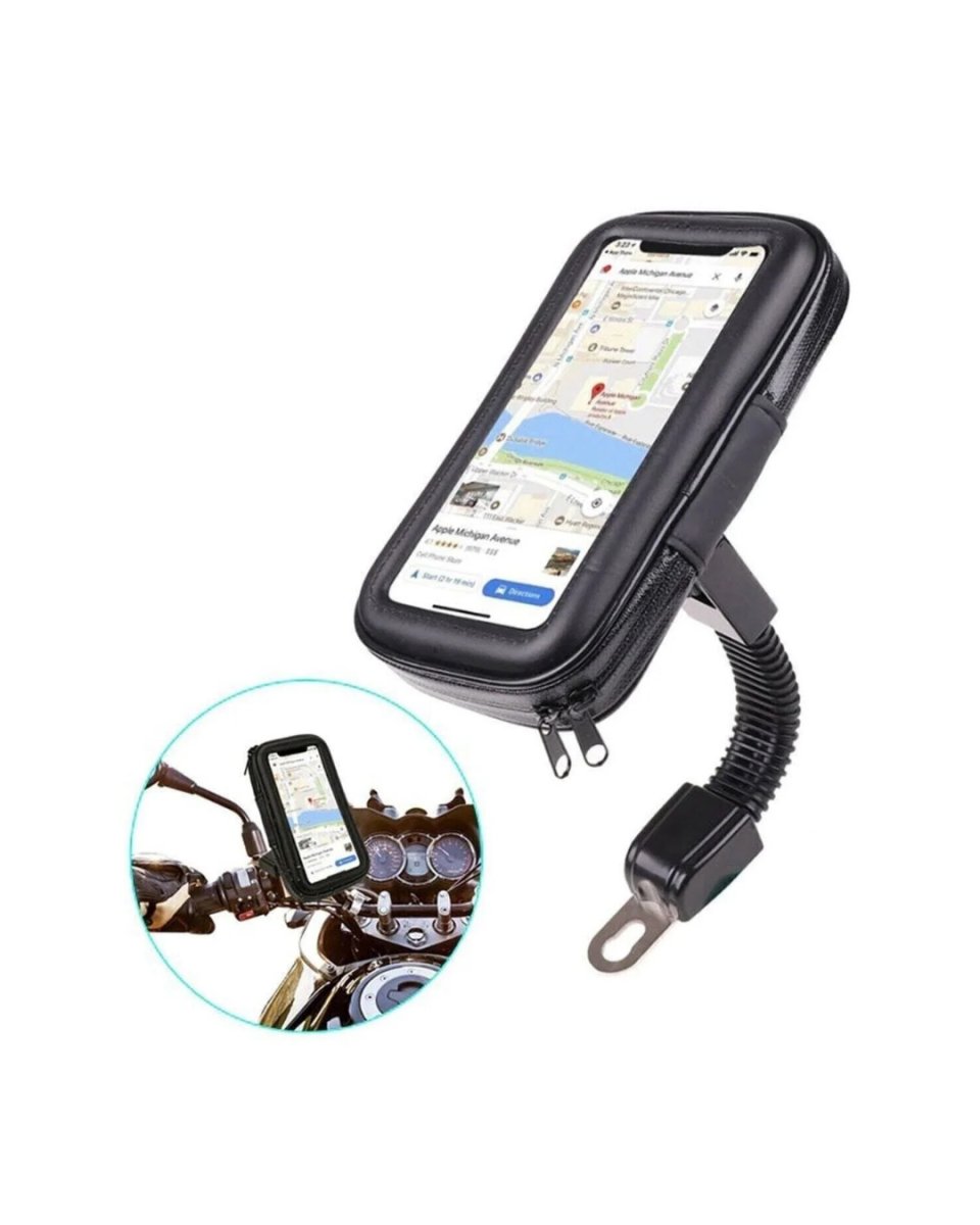 Su Geçirmez Motosiklet Scooter Telefon Standı Dokunmatik Ekranlı Bisiklet Tutucu 4 Su Geçirmez Motosiklet Scooter Telefon Standı Dokunmatik Ekranlı Bisiklet Tutucu - Görsel 4