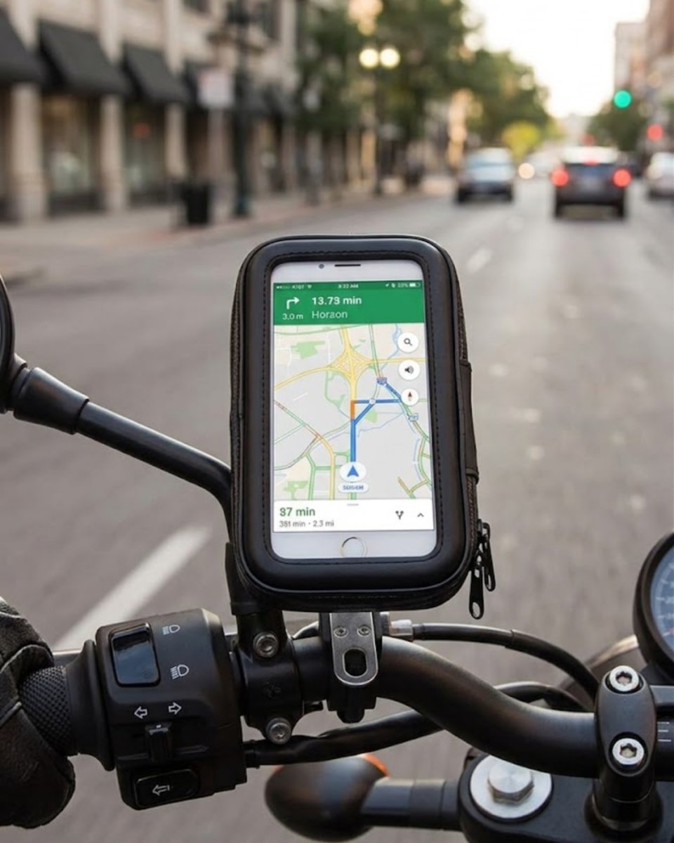 Su Geçirmez Motosiklet Bisiklet Telefon Tutucu 360 Derece Döner Gidon Telefon Standı 1 Su Geçirmez Motosiklet Bisiklet Telefon Tutucu 360 Derece Döner Gidon Telefon Standı