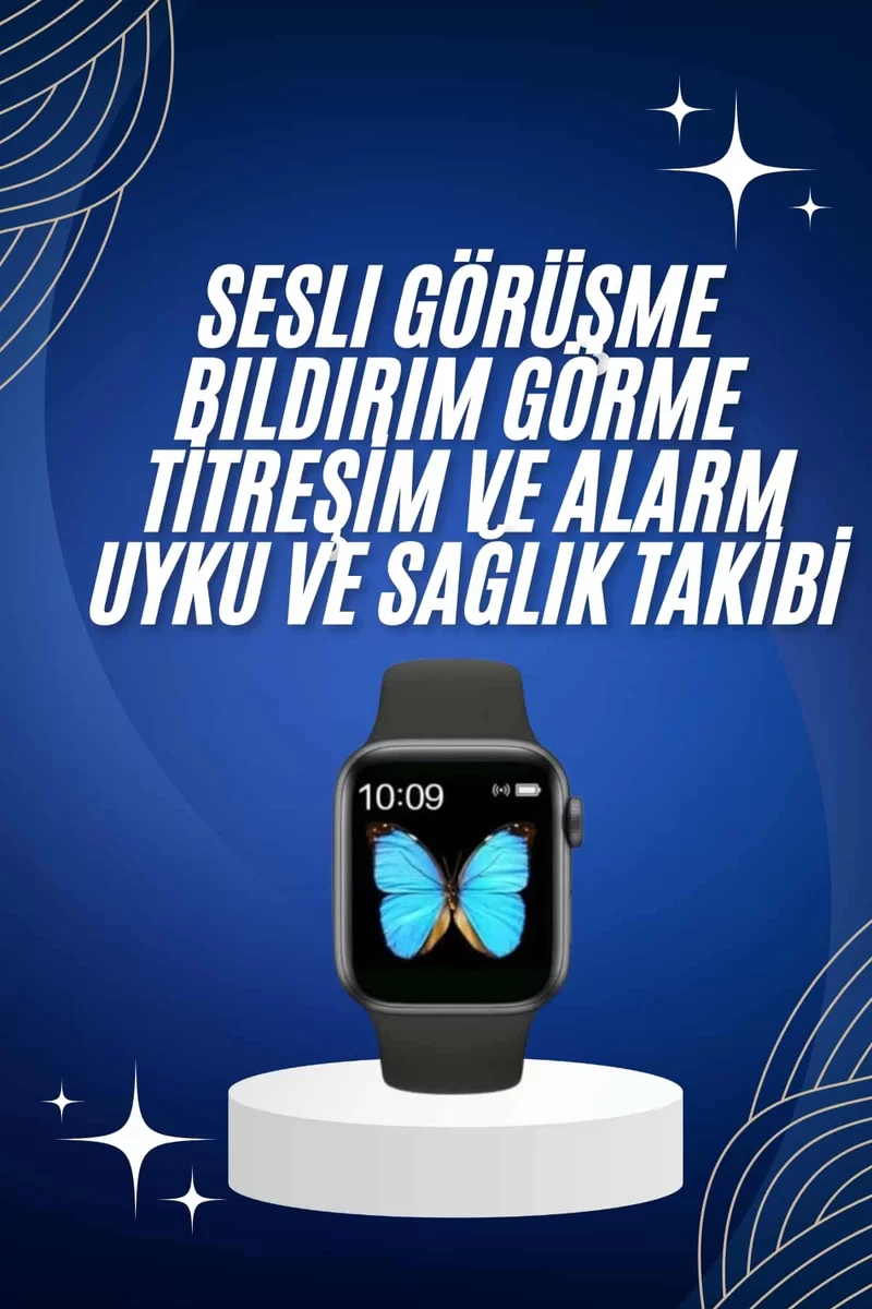 Arama Cevaplayabilen Akıllı Saat Bluetooth Bağlantılı Sosyal Medya Girişli Yeni Nesil 2 Arama Cevaplayabilen Akıllı Saat Bluetooth Bağlantılı Sosyal Medya Girişli Yeni Nesil - Görsel 2