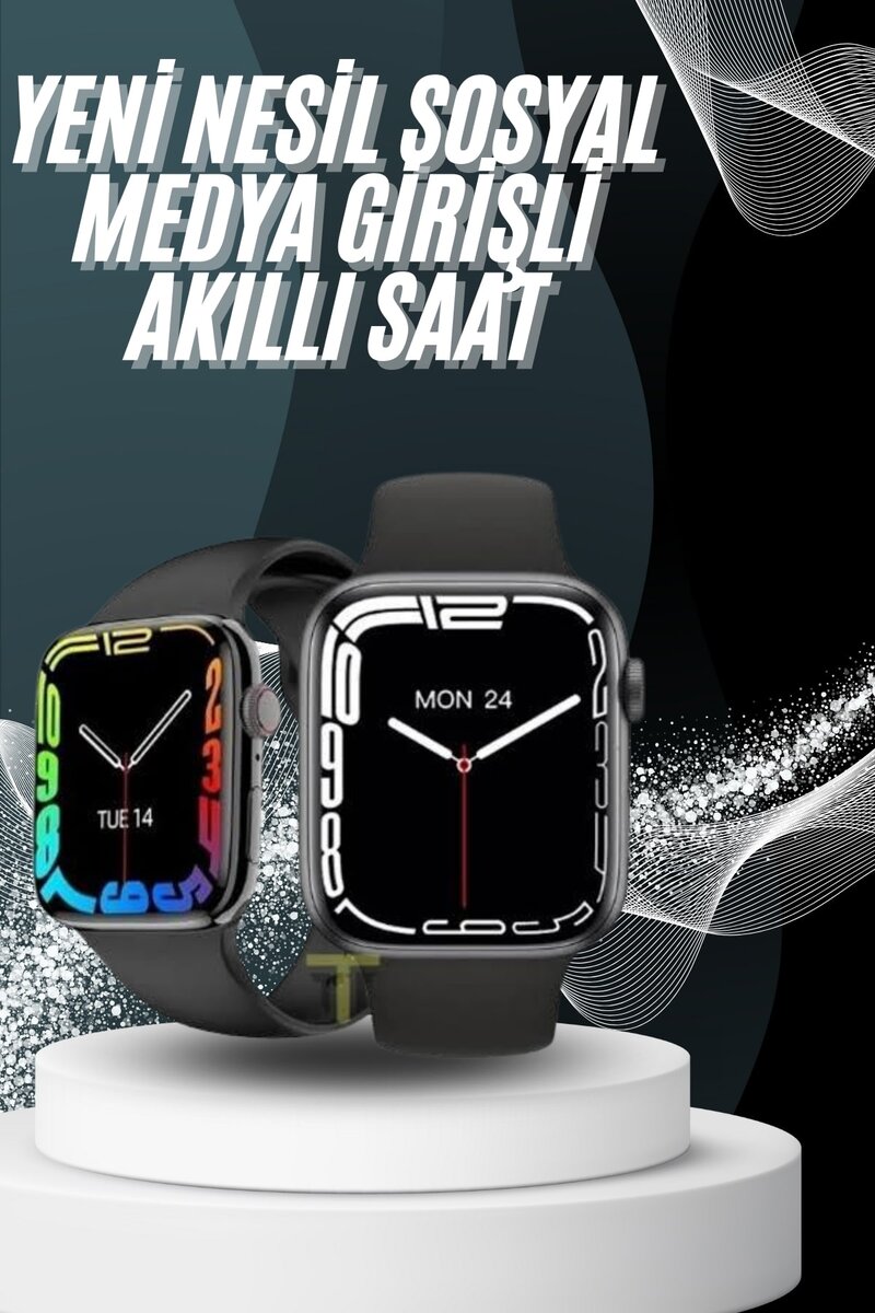 Yeni Model Akıllı Saat Dokunmatik Ekran Unisex Amoled Ekran 44 mm 1 Yeni Model Akıllı Saat Dokunmatik Ekran Unisex Amoled Ekran 44 mm