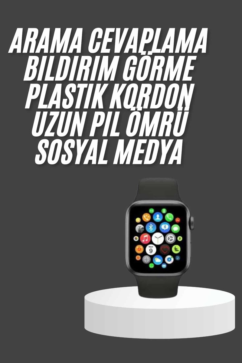 Akıllı Saat Çok Fonksiyonlu Uyku Takibi Adımsayar Nabız Ölçer Arama Cevaplayan 2 Akıllı Saat Çok Fonksiyonlu Uyku Takibi Adımsayar Nabız Ölçer Arama Cevaplayan - Görsel 2