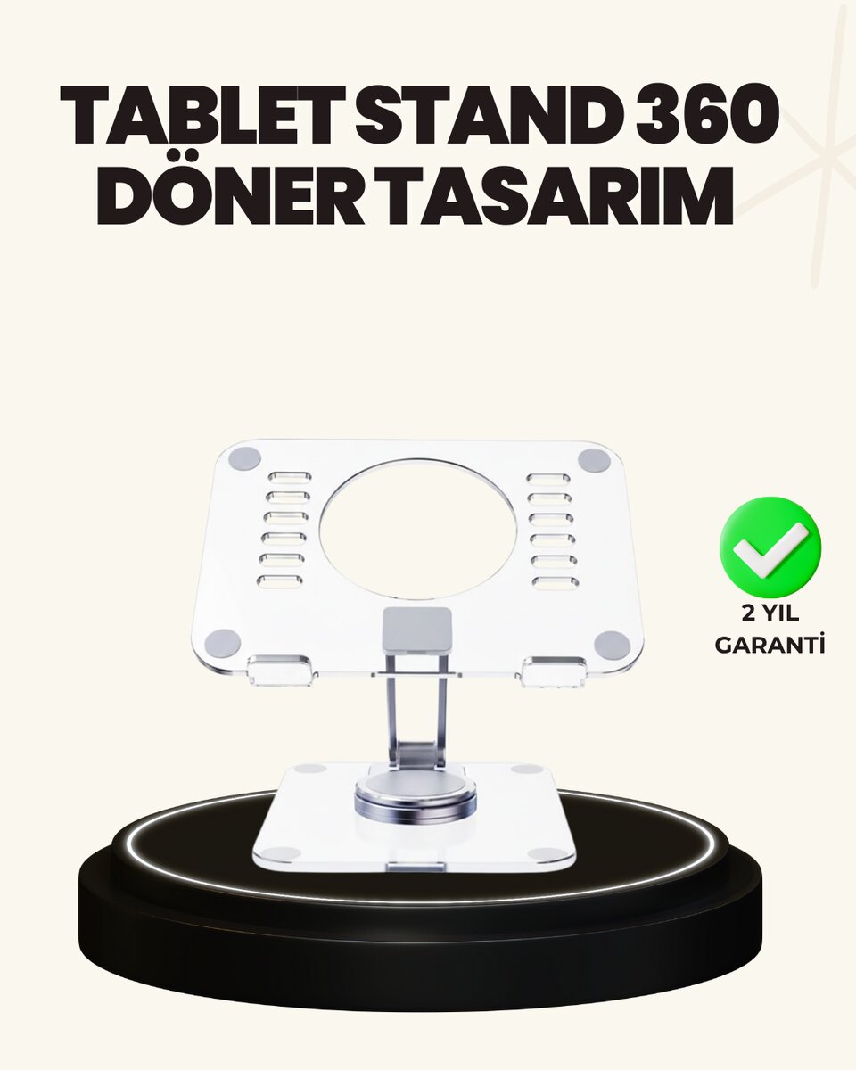 Ayarlanabilir Şeffaf Tablet Standı Kaymaz Silikon Tabanlı 1 Ayarlanabilir Şeffaf Tablet Standı Kaymaz Silikon Tabanlı