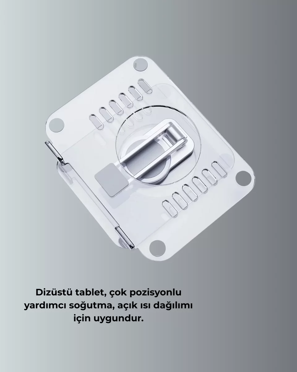 Taşınabilir Katlanır Tablet Braketi Masaüstü Stand Yeni Nesil 3 Taşınabilir Katlanır Tablet Braketi Masaüstü Stand Yeni Nesil - Görsel 3