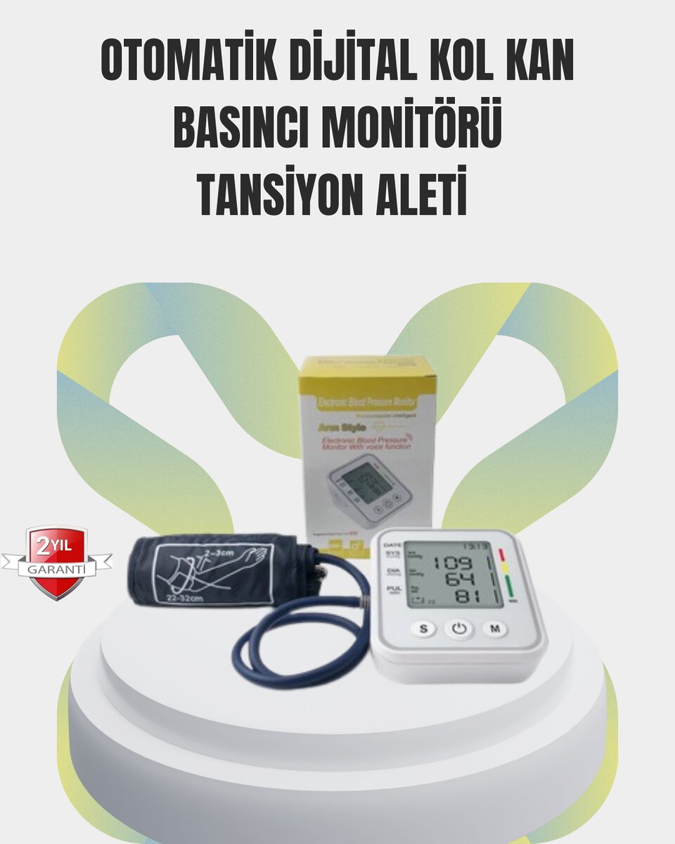 2 Kullanıcı Hafızalı USB Uyumlu Tansiyon Ölçer 1 2 Kullanıcı Hafızalı USB Uyumlu Tansiyon Ölçer