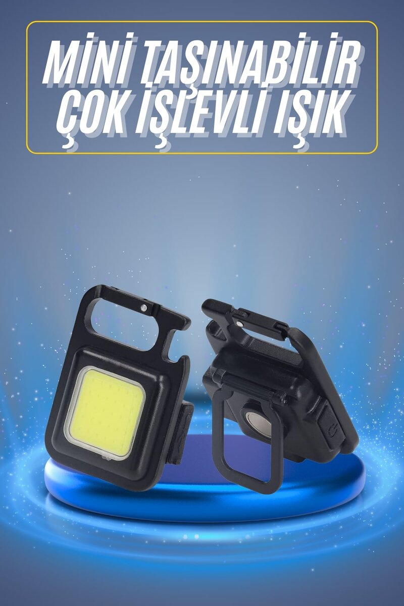 Kamp Çadır Lambası Şarjlı El Feneri Işıldak Anahtarlık Mini Mıknatıslı 1 Kamp Çadır Lambası Şarjlı El Feneri Işıldak Anahtarlık Mini Mıknatıslı