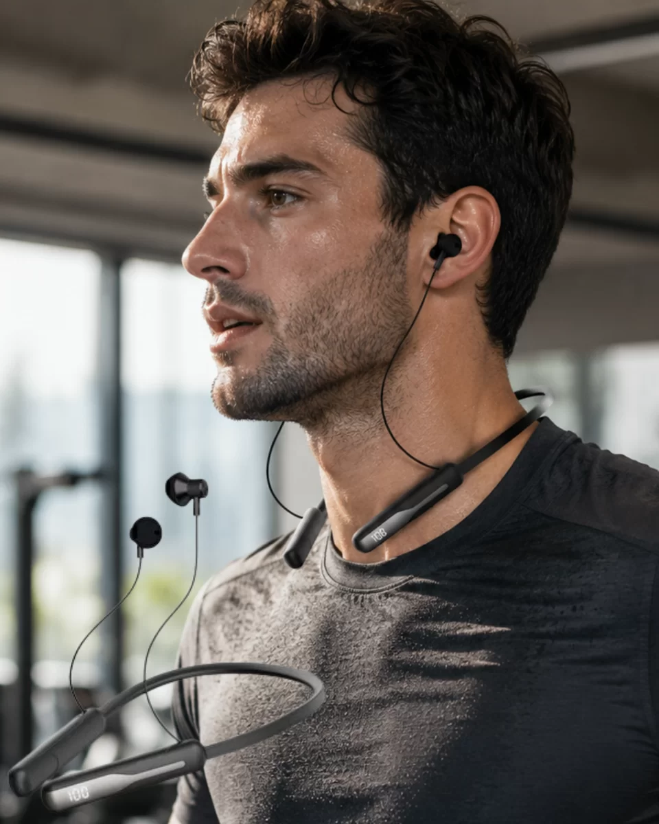 Kablosuz Neckband Kulaklık Bluetooth 5.4 Manyetik Tasarımlı 1 Kablosuz Neckband Kulaklık Bluetooth 5.4 Manyetik Tasarımlı