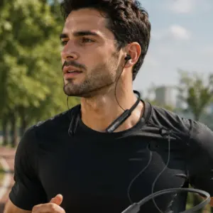 Ses Değiştirme Özellikli Boyun Askılı Bluetooth Spor Kulaklığı