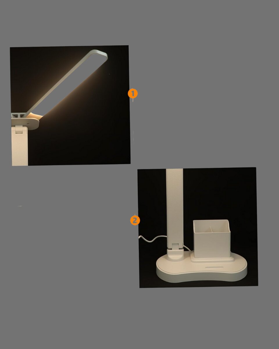 Göz Koruyucu LED Okuma Lambası | Titreşimsiz Işık Kalemlik ve Stand Fonksiyonlu 2 Göz Koruyucu LED Okuma Lambası | Titreşimsiz Işık Kalemlik ve Stand Fonksiyonlu - Görsel 2