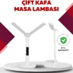 Göz Koruyucu LED Okuma Lambası | Titreşimsiz Işık, Kalemlik ve Stand Fonksiyonlu