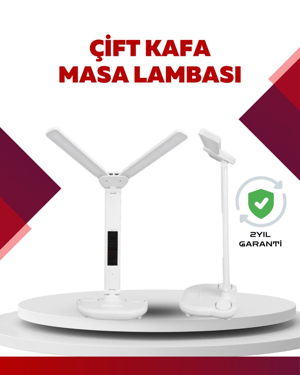 Göz Koruyucu LED Okuma Lambası | Titreşimsiz Işık Kalemlik ve Stand Fonksiyonlu 1 Göz Koruyucu LED Okuma Lambası | Titreşimsiz Işık Kalemlik ve Stand Fonksiyonlu