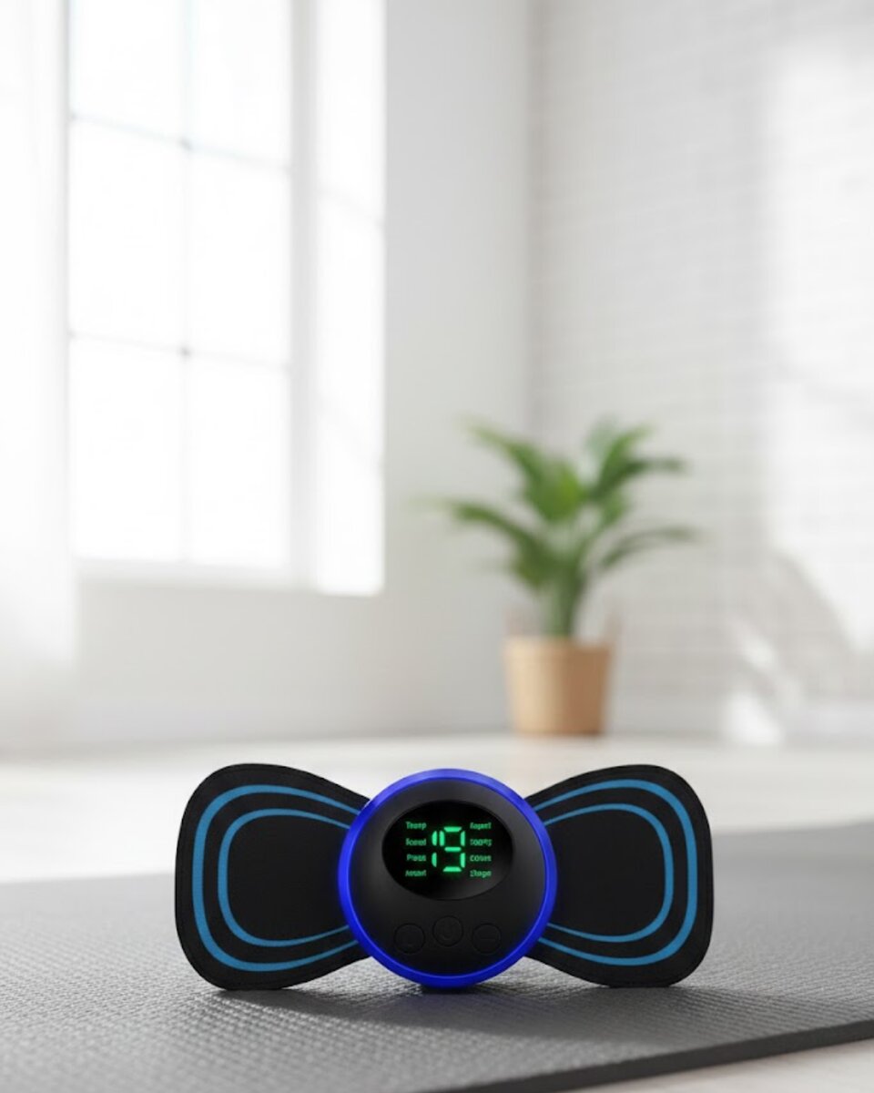 Mini EMS Vücut Masaj Cihazı Ayarlanabilir Seviye ve Zamanlayıcı 1 Mini EMS Vücut Masaj Cihazı Ayarlanabilir Seviye ve Zamanlayıcı