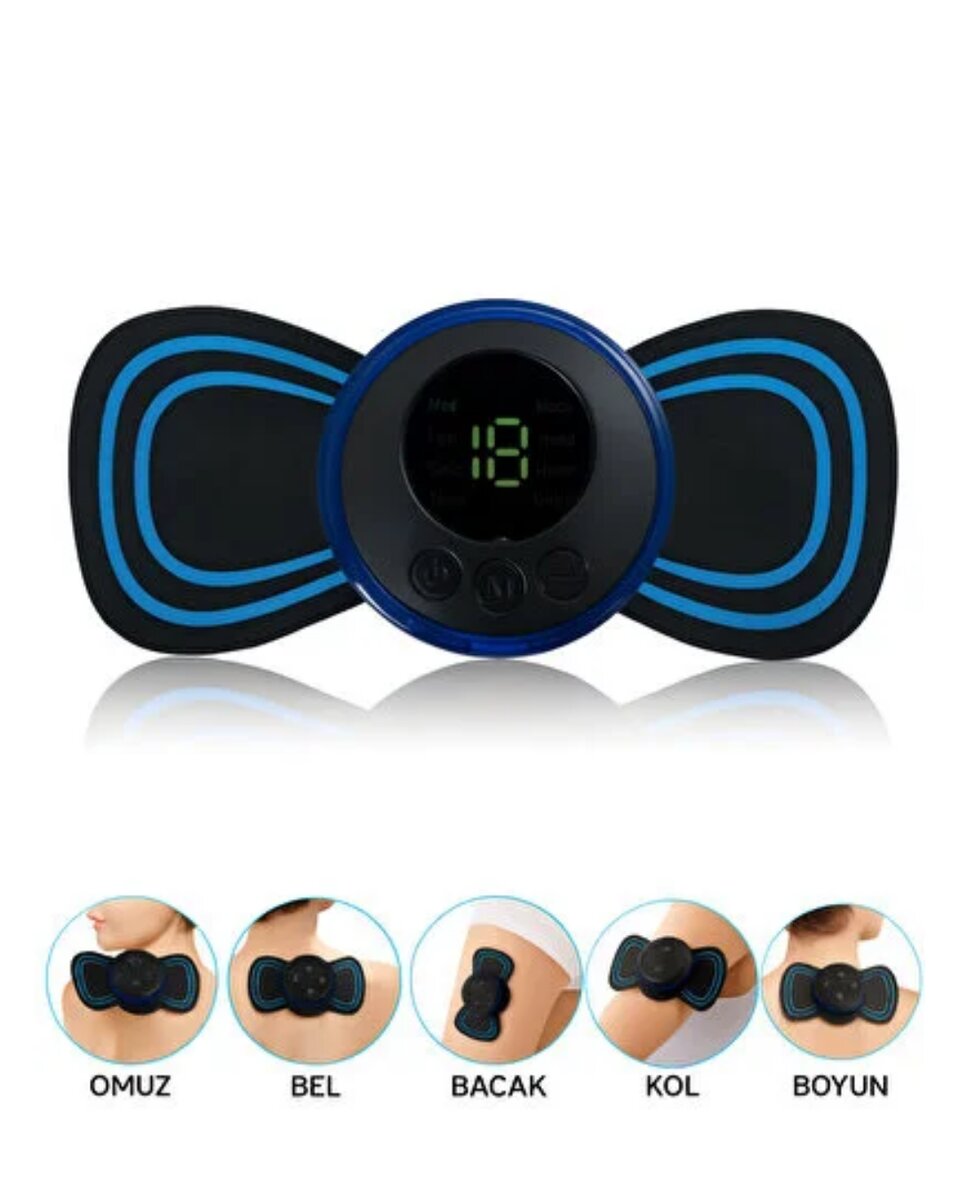Mini EMS Masaj Aleti Taşınabilir Tasarım ve Çoklu Masaj Modu 3 Mini EMS Masaj Aleti Taşınabilir Tasarım ve Çoklu Masaj Modu - Görsel 3