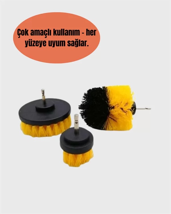 Derinlemesine Temizlik İçin Dayanıklı Kıllı Matkap Fırçası BaşlığıF 3 Derinlemesine Temizlik İçin Dayanıklı Kıllı Matkap Fırçası BaşlığıF - Görsel 3