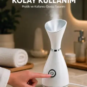 Haydiburaya 91 Yüz Buhar Cihazı 80 ML Su Hazneli Nano İyonik
