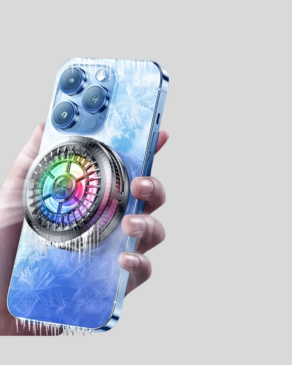RGB Işıklı Telefon Soğutucu Fan Gaming Cooler Süper Hızlı Soğutma 2 RGB Işıklı Telefon Soğutucu Fan Gaming Cooler Süper Hızlı Soğutma - Görsel 2