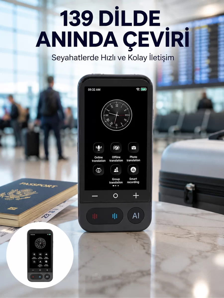 Fotoğraf Tanıma ve Konuşma Çevirili Akıllı Tercüman Yeni Nesil 1 Fotoğraf Tanıma ve Konuşma Çevirili Akıllı Tercüman Yeni Nesil
