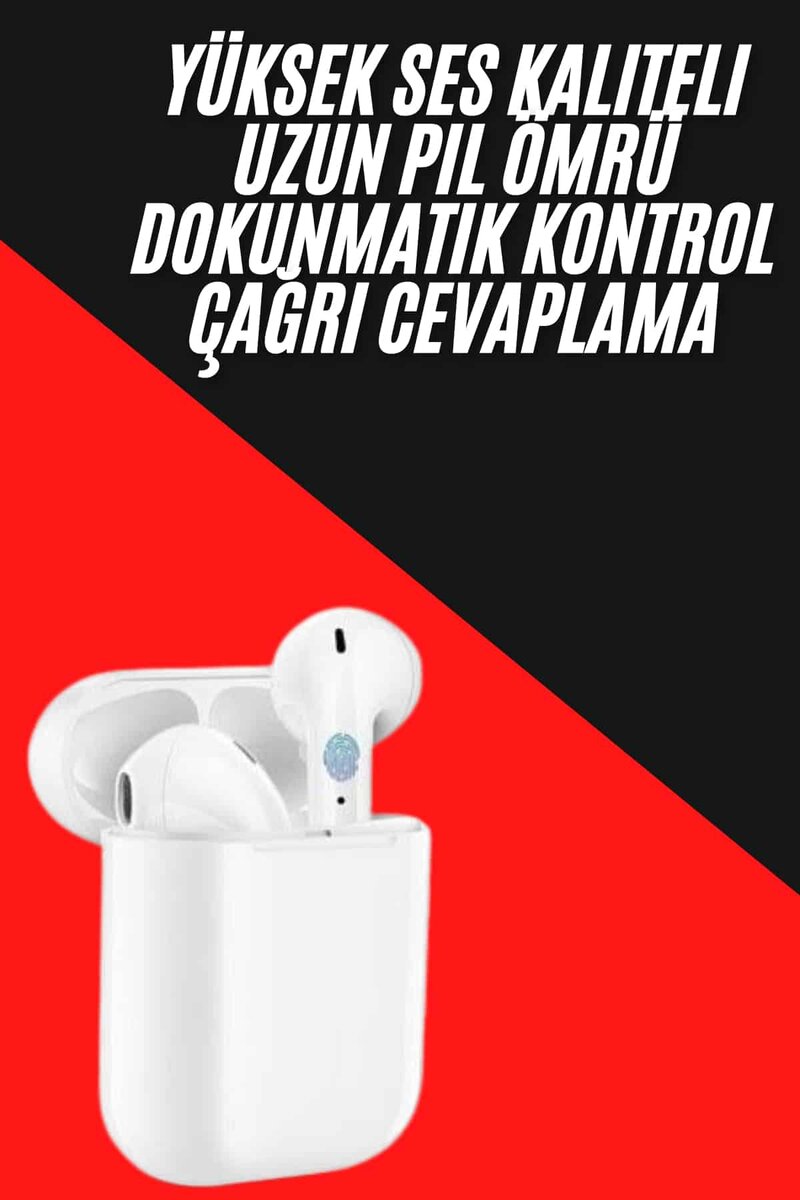 Yeni Nesil Çift Mikrofonlu Dokunmatik Kablosuz Bluetooth Kulaklık 2 Yeni Nesil Çift Mikrofonlu Dokunmatik Kablosuz Bluetooth Kulaklık - Görsel 2