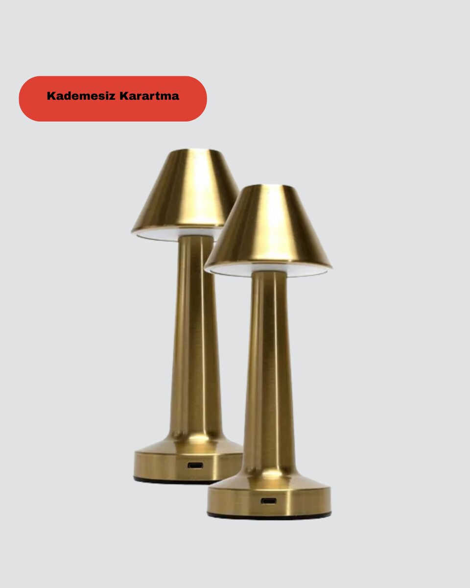 Modern Metal Masa Lambası 3 Işık Renkli Kademesiz Parlaklık Ayarlı 4 Modern Metal Masa Lambası 3 Işık Renkli Kademesiz Parlaklık Ayarlı - Görsel 4
