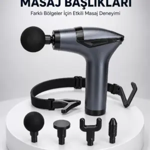 AKTÜEL 3in1 Taşınabilir Şarjlı Titreşimli Masaj Cihazı Çok Fonksiyonlu Yeni Nesil