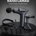 Taşınabilir 3in1 Masaj Aleti Şarjlı Titreşimli Esneme Bantlı Yeni Nesil