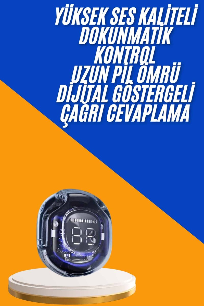 Kulak İçi Bluetooth Kulaklık ANC ENC Özellikli Şarj Göstergeli Kablosuz Kulaklık 2 Kulak İçi Bluetooth Kulaklık ANC ENC Özellikli Şarj Göstergeli Kablosuz Kulaklık - Görsel 2