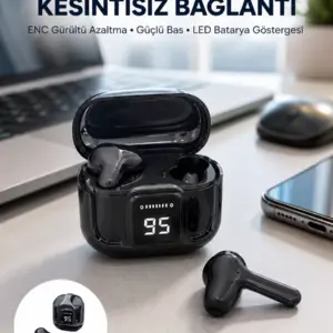 Yeni Nesil Ultrapods Pro Bluetooth Kulaklık Extra Bass Yüksek Mikrofon Kalitesi