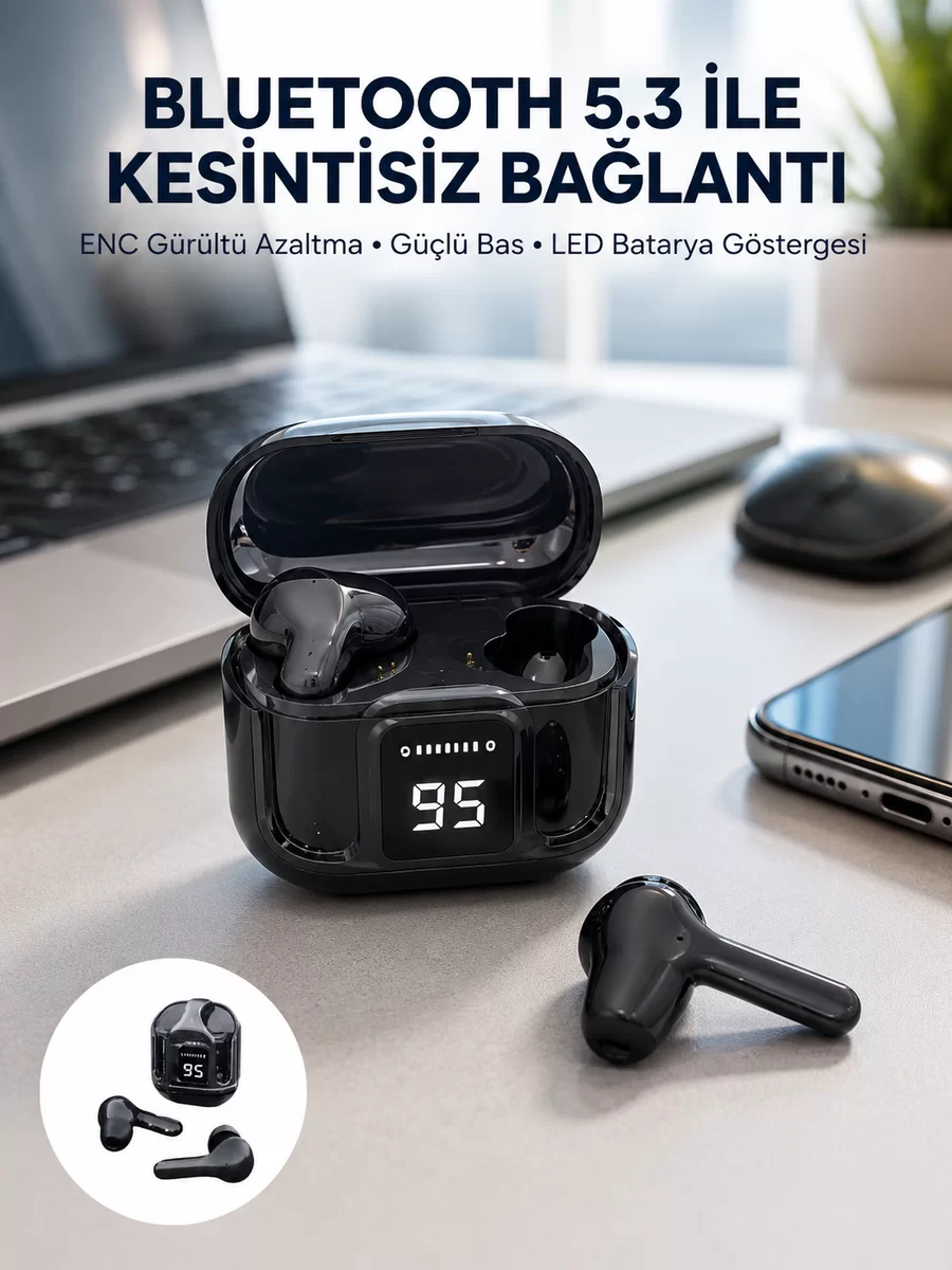 Yeni Nesil Ultrapods Pro Bluetooth Kulaklık Extra Bass Yüksek Mikrofon Kalitesi 1 Yeni Nesil Ultrapods Pro Bluetooth Kulaklık Extra Bass Yüksek Mikrofon Kalitesi