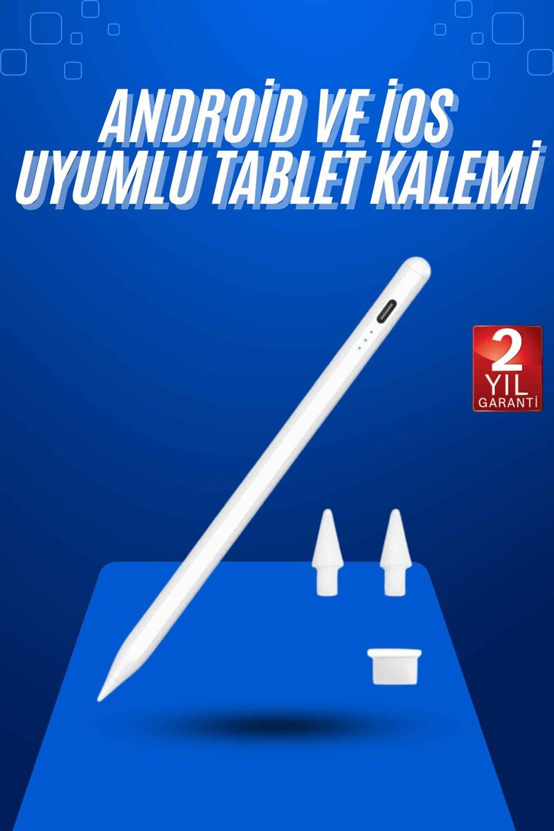 Dokunmatik Kalem Tablet Kalemi Çizim Stylus Kalem Yedek Uçlu 1 Dokunmatik Kalem Tablet Kalemi Çizim Stylus Kalem Yedek Uçlu