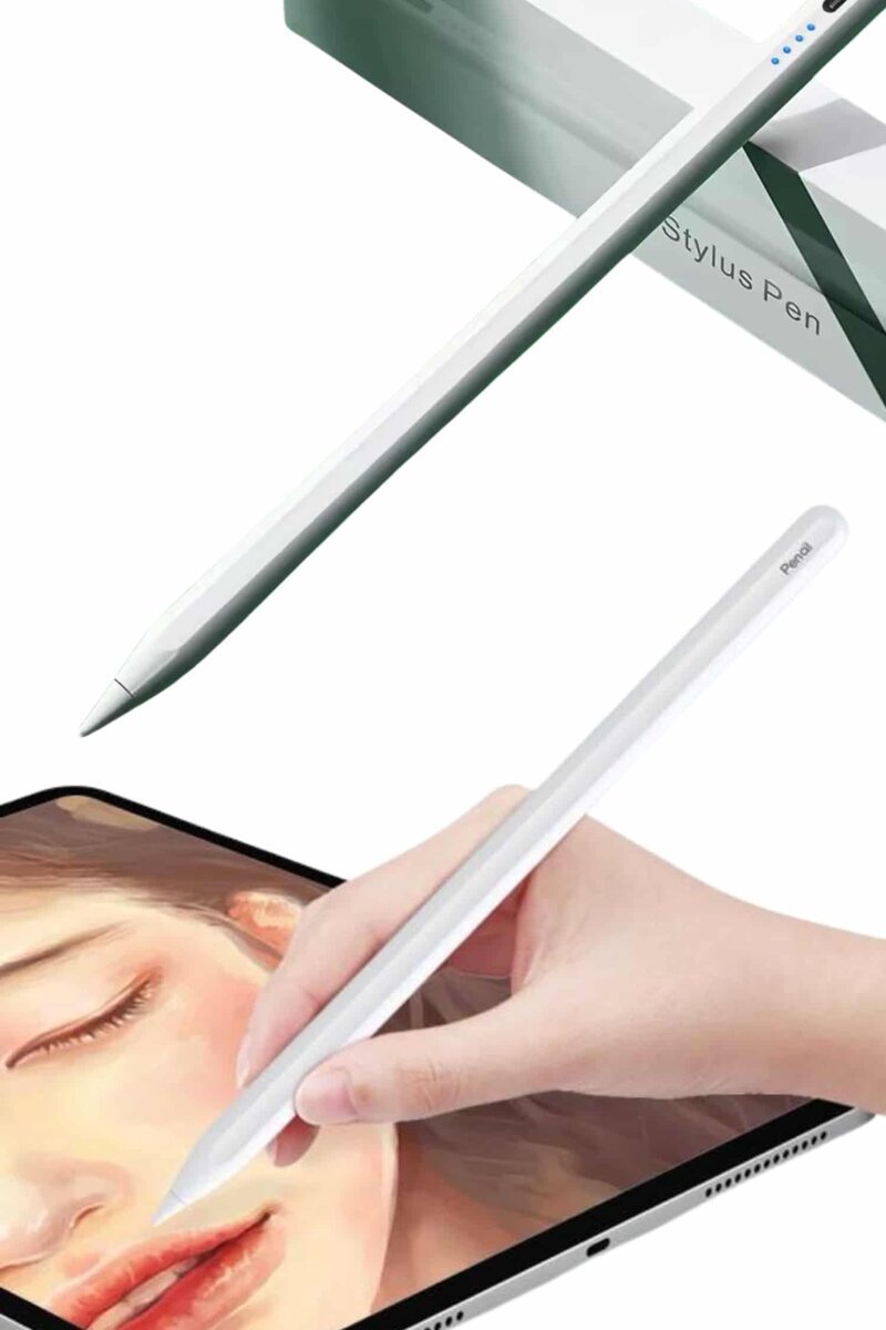 Dokunmatik Kalem Tablet Kalemi Çizim Stylus Kalem Yedek Uçlu 3 Dokunmatik Kalem Tablet Kalemi Çizim Stylus Kalem Yedek Uçlu - Görsel 3