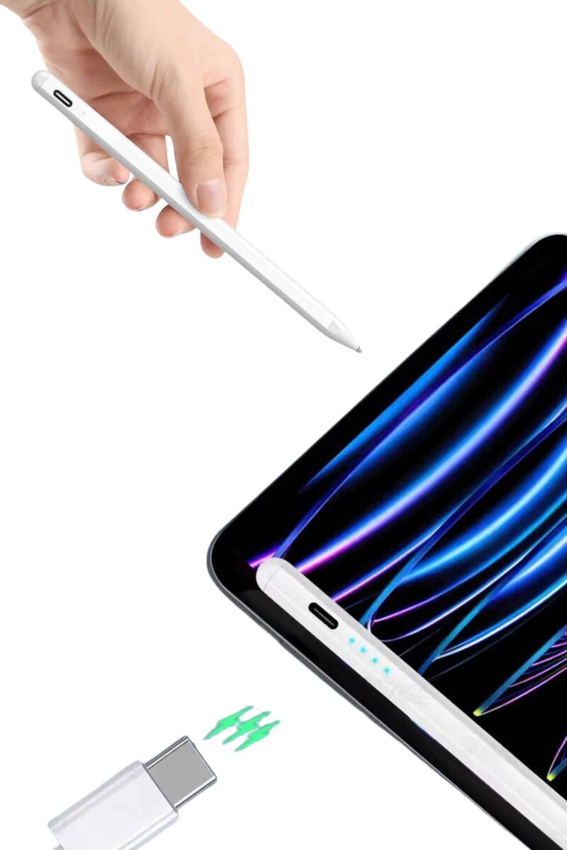 Dokunmatik Kalem Tablet Kalemi Çizim Stylus Kalem Yedek Uçlu 4 Dokunmatik Kalem Tablet Kalemi Çizim Stylus Kalem Yedek Uçlu - Görsel 4