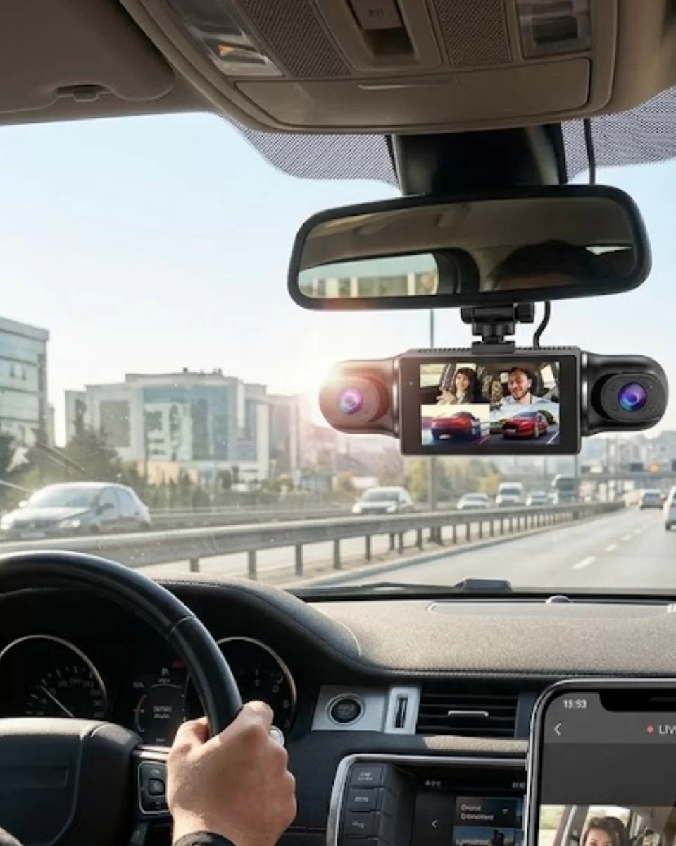 1080P Araç Kamerası Mobil Uygulama Bağlantılı G Sensörlü Güvenlik Sistemi 1 1080P Araç Kamerası Mobil Uygulama Bağlantılı G Sensörlü Güvenlik Sistemi