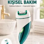 Çok Fonksiyonlu Epilatör 600mAh 90 Dakika Kullanım LED Metal Başlık Su Geçirmez Yeni Nesil