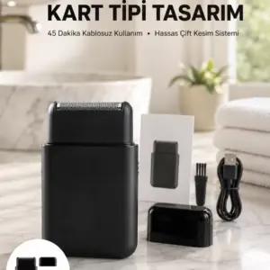 Elektrikli Tıraş Aleti – Hassas Kesim Kolay Temizlik Cilt Dostu Yeni Nesil