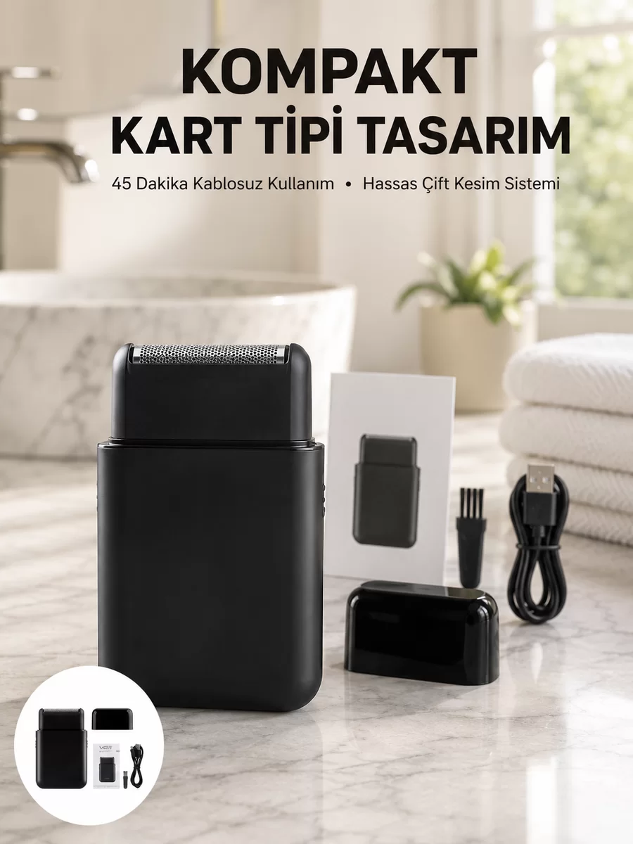 Elektrikli Tıraş Aleti – Hassas Kesim Kolay Temizlik Cilt Dostu Yeni Nesil 1 Elektrikli Tıraş Aleti – Hassas Kesim Kolay Temizlik Cilt Dostu Yeni Nesil