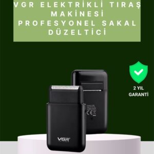 USB Şarjlı Traş Makinesi – Piston + Ağ Başlık, 600 mAh Batarya