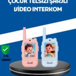 Çocuklar İçin Video Görüşmeli Walkie Talkie Uzun Mesafe İletişim