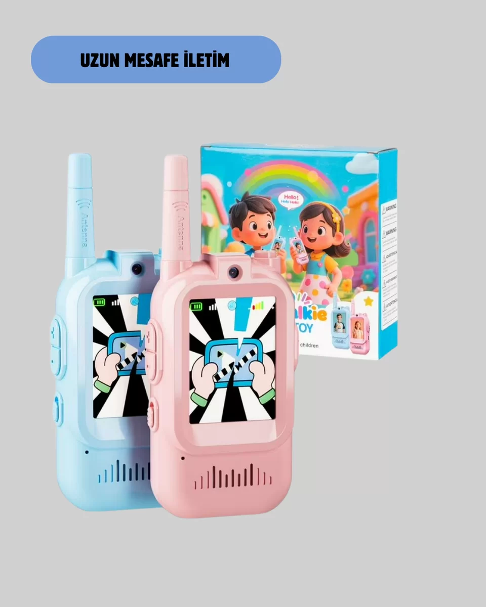 Uzun Menzilli Video Walkie Talkie Eğitici ve Eğlenceli Oyuncak 3 Uzun Menzilli Video Walkie Talkie Eğitici ve Eğlenceli Oyuncak - Görsel 3